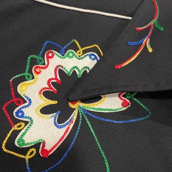 H Bar C California Ranchwear Long Tail Cowboy Shirt Vintage.Sz 16 - Picture 6 of 11